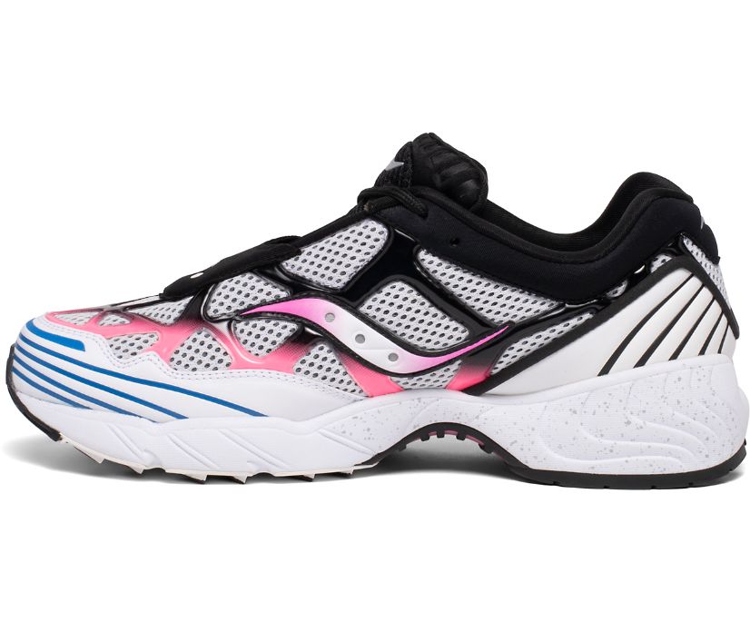 Saucony Grid Web Women's Originals White / Pink / Blue | Canada 009OKIR